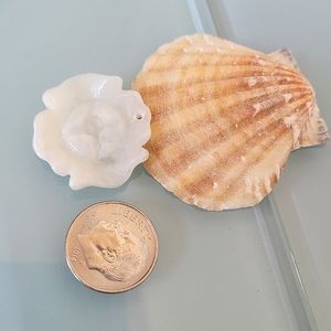 Certified White Jadeite Jade Hand Carved Flower Pendant NWT